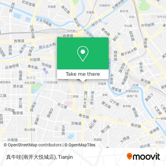 真牛哇(南开大悦城店) map