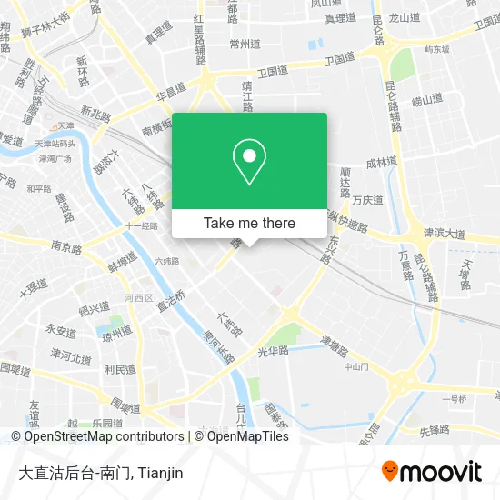 大直沽后台-南门 map