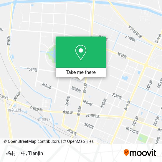 杨村一中 map
