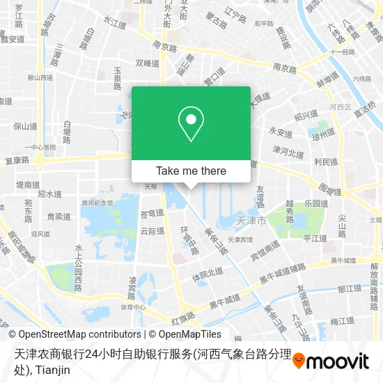 天津农商银行24小时自助银行服务(河西气象台路分理处) map
