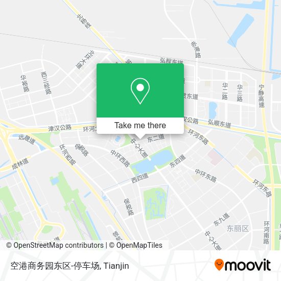 空港商务园东区-停车场 map
