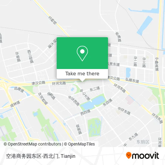 空港商务园东区-西北门 map