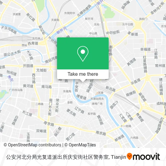 公安河北分局光复道派出所庆安街社区警务室 map