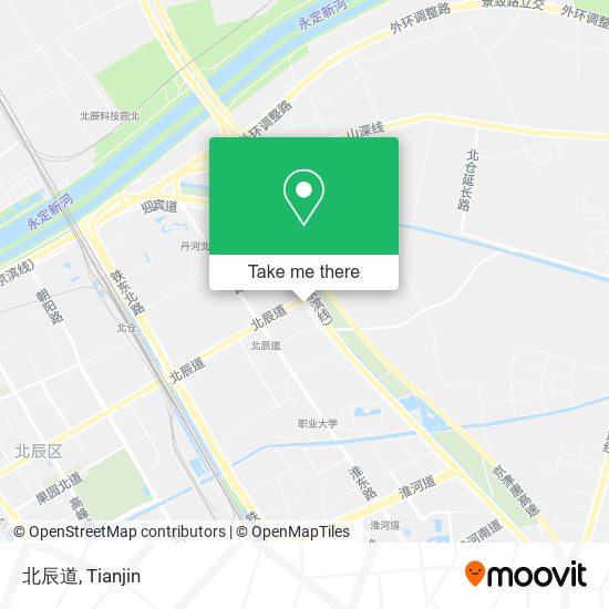 北辰道 map