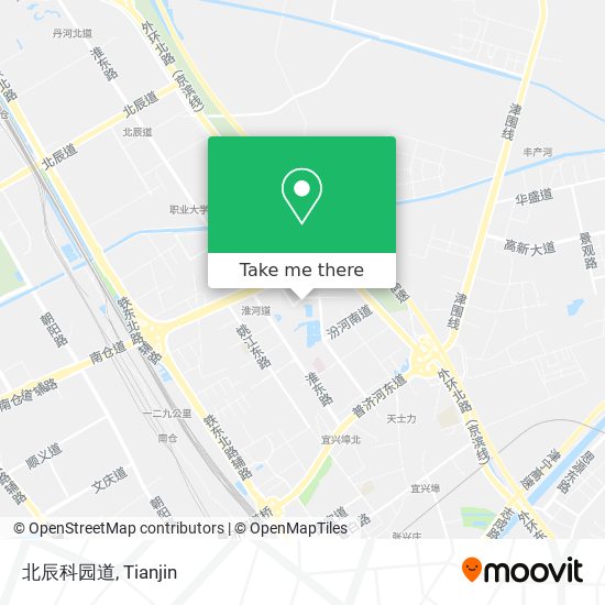 北辰科园道 map