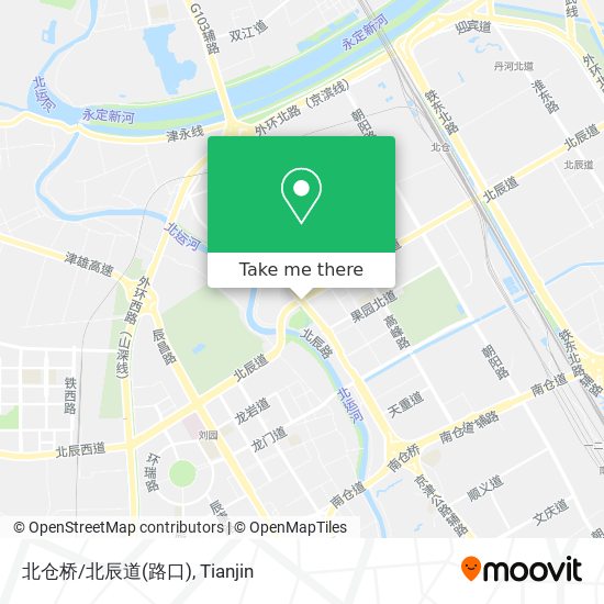 北仓桥/北辰道(路口) map