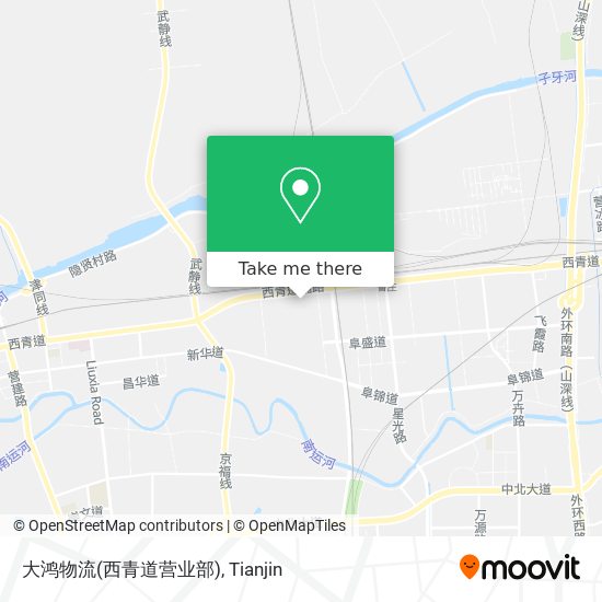 大鸿物流(西青道营业部) map