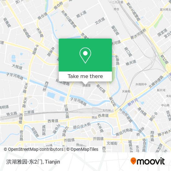 洪湖雅园-东2门 map