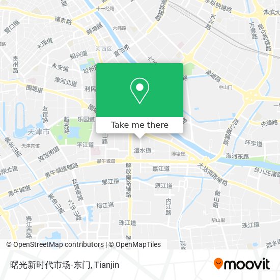 曙光新时代市场-东门 map