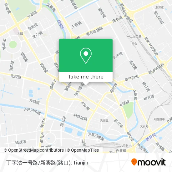 丁字沽一号路/新宾路(路口) map