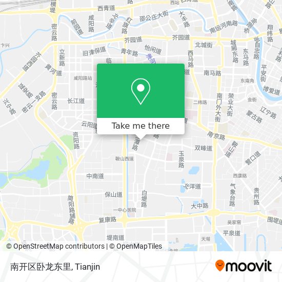 南开区卧龙东里 map