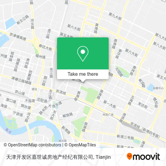 天津开发区嘉世诚房地产经纪有限公司 map