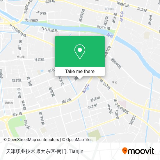 天津职业技术师大东区-南门 map