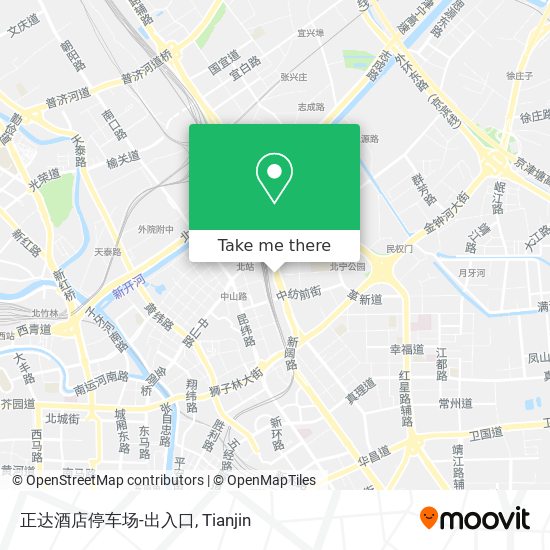 正达酒店停车场-出入口 map