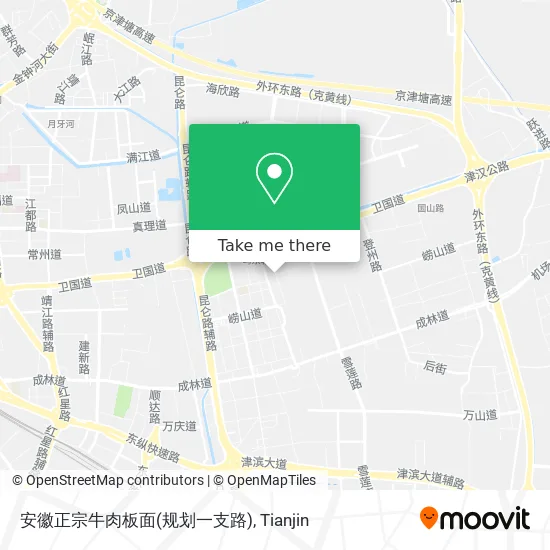 安徽正宗牛肉板面(规划一支路) map
