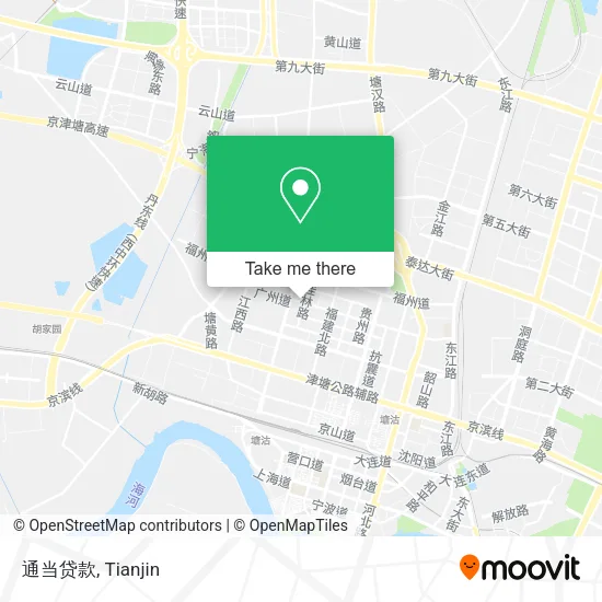 通当贷款 map