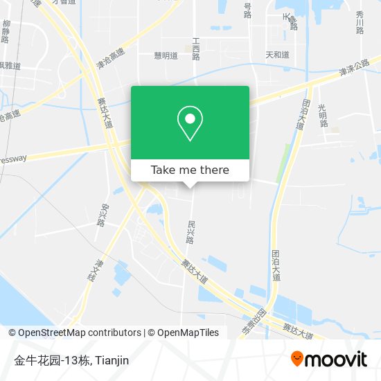 金牛花园-13栋 map