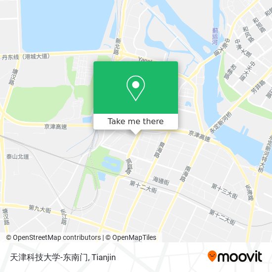 天津科技大学-东南门 map