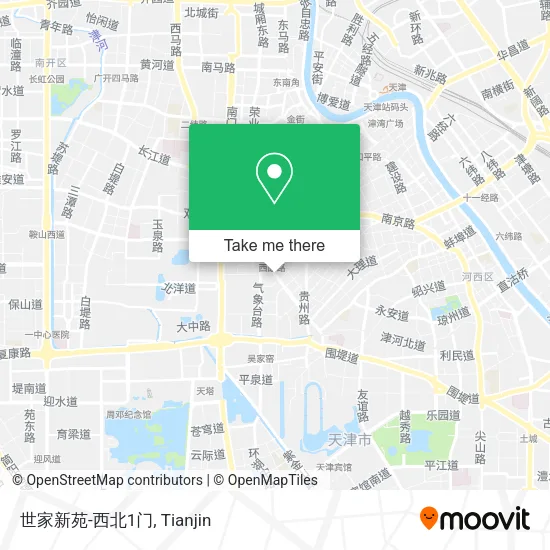 世家新苑-西北1门 map