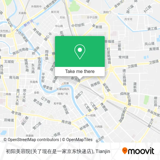 初阳美容院(关了现在是一家京东快递店) map