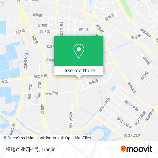 福地产业园-1号 map