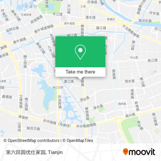 第六田园优仕家园 map