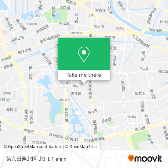 第六田园北区-北门 map