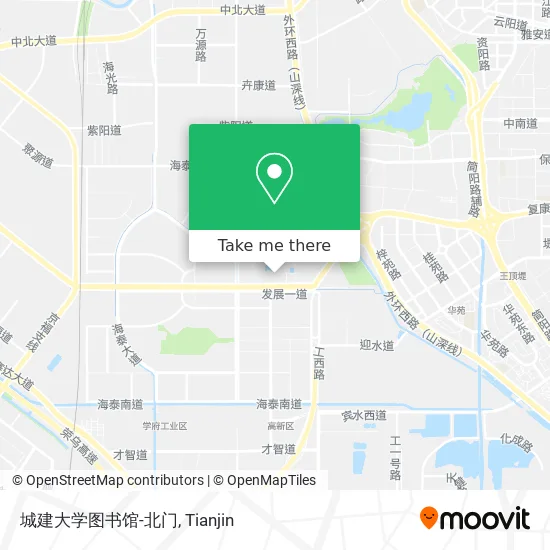 城建大学图书馆-北门 map
