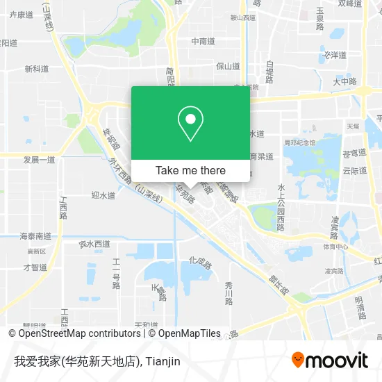 我爱我家(华苑新天地店) map