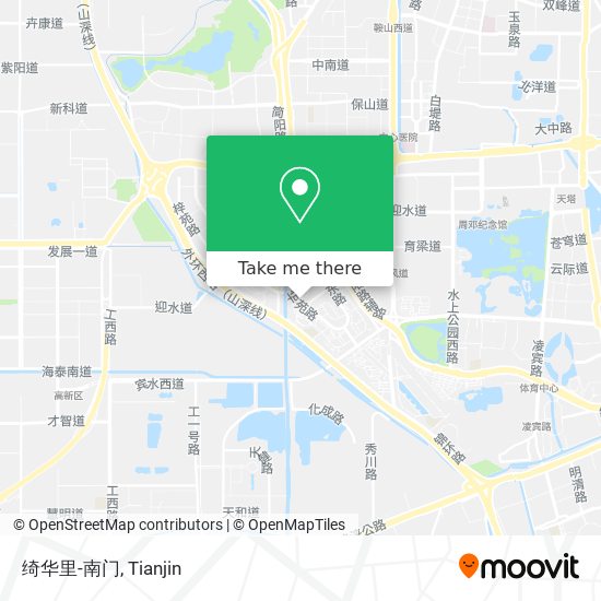 绮华里-南门 map