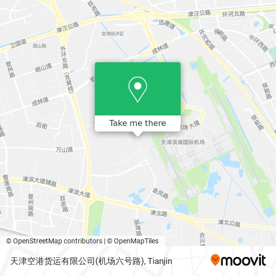 天津空港货运有限公司(机场六号路) map
