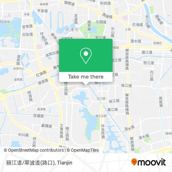 丽江道/翠波道(路口) map