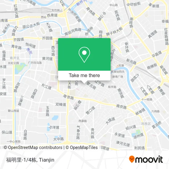 福明里-1/4栋 map