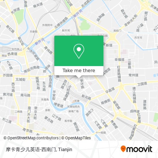 摩卡青少儿英语-西南门 map