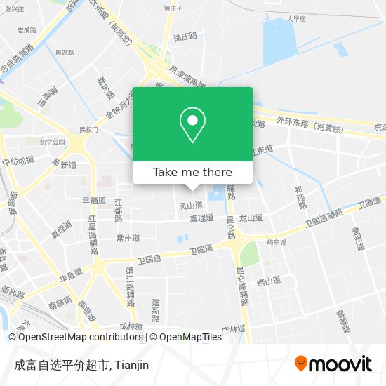 成富自选平价超市 map