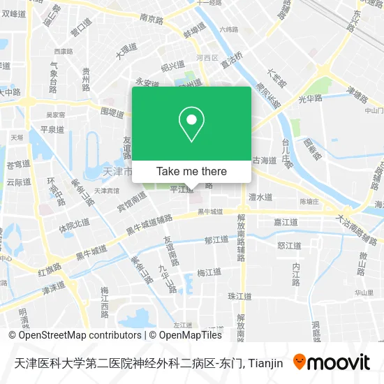 天津医科大学第二医院神经外科二病区-东门 map