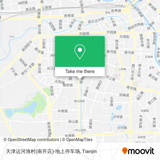天津运河渔村(南开店)-地上停车场 map