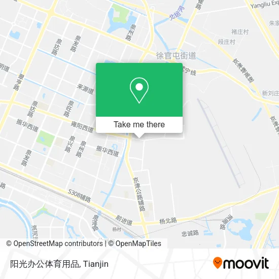 阳光办公体育用品 map