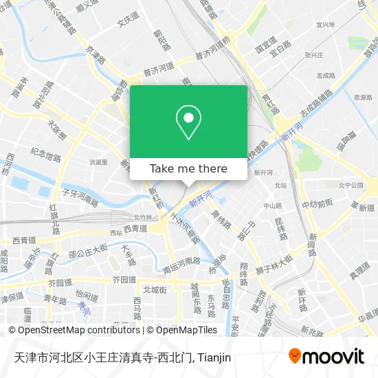 天津市河北区小王庄清真寺-西北门 map