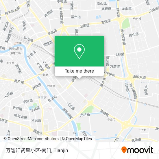 万隆汇贤里小区-南门 map