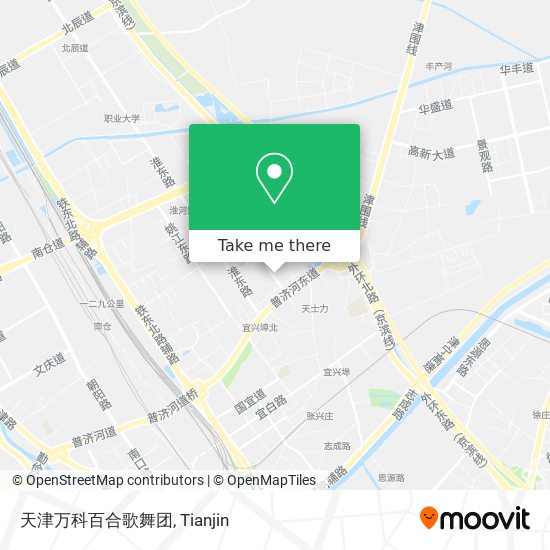 天津万科百合歌舞团 map