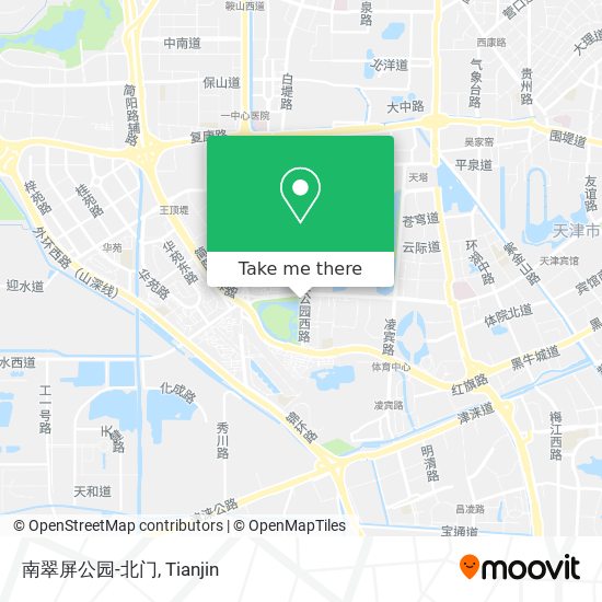 南翠屏公园-北门 map