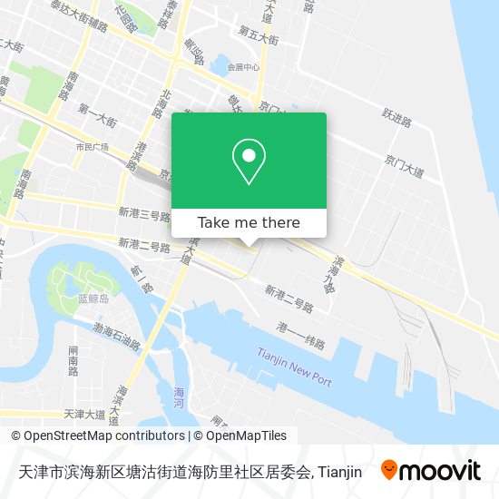 天津市滨海新区塘沽街道海防里社区居委会 map