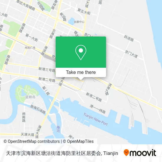 天津市滨海新区塘沽街道海防里社区居委会 map