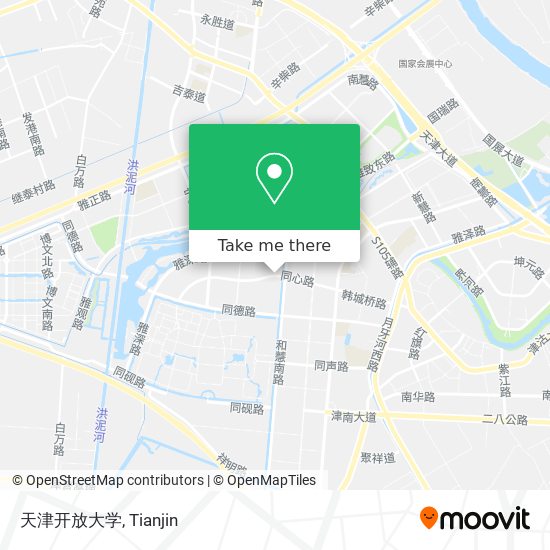 天津开放大学 map
