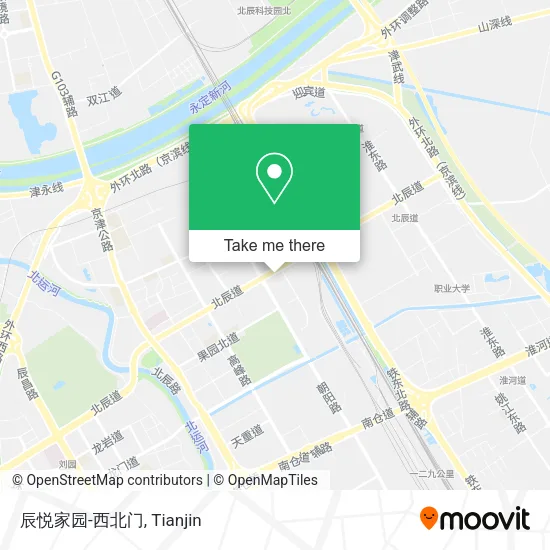 辰悦家园-西北门 map