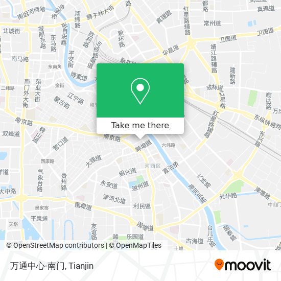 万通中心-南门 map