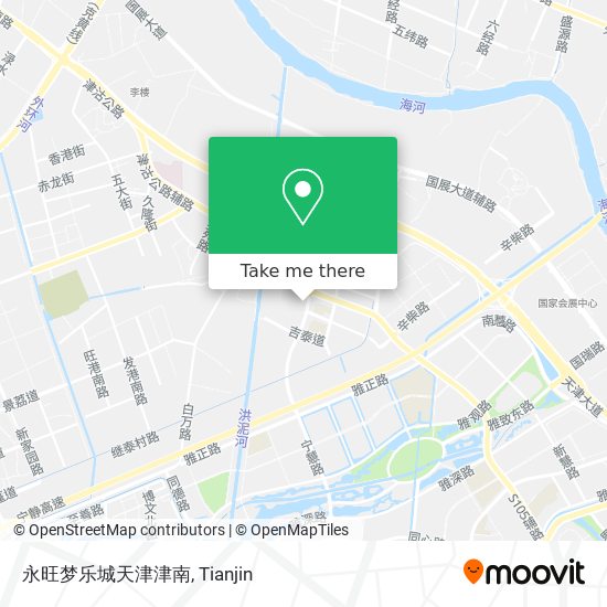 永旺梦乐城天津津南 map