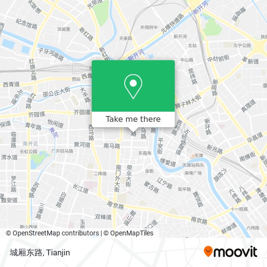 城厢东路 map