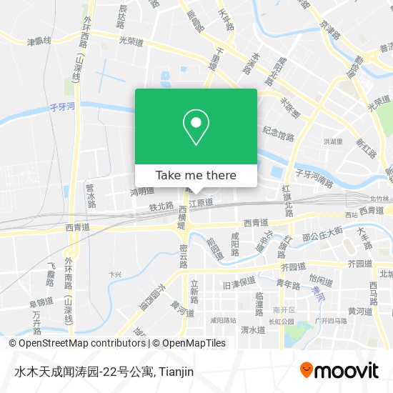 水木天成闻涛园-22号公寓 map